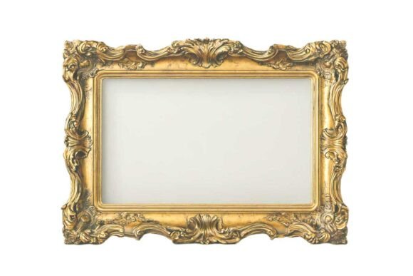 Download Baroque Golden Frame PNG - Gold Collection