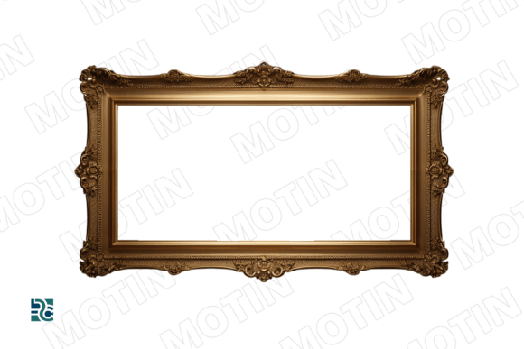 Download Dark Golden Frame Png Ready for Artwor - Gold Collection