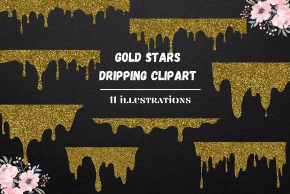 Download Dripping Gold Clipart, Gold Glitter Drop - Gold Collection