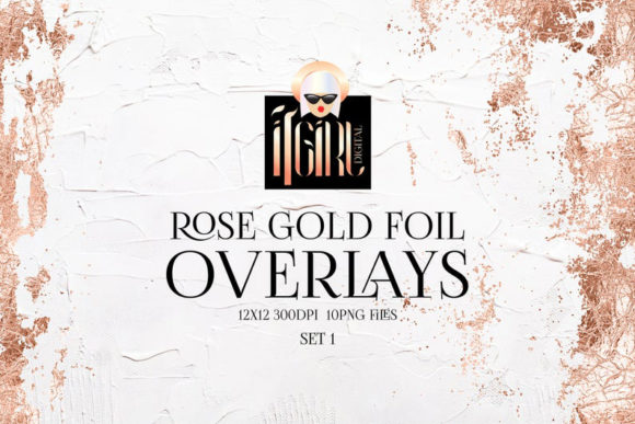 Download Rose Gold Foil Borders Clipart - Gold Collection