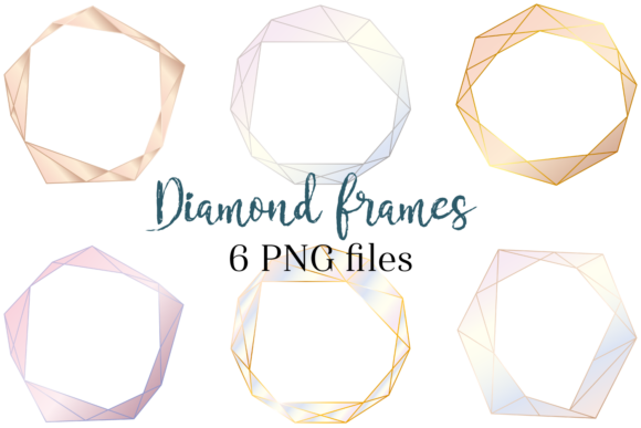 Download Gold Foil Clipart, Gold Geometric Frame - Gold Collection