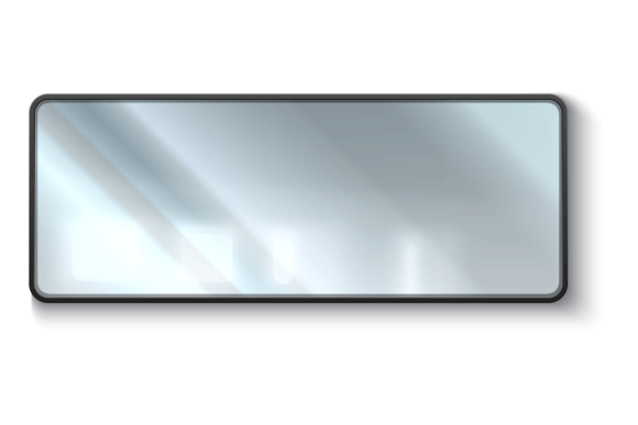 Download Realistic Mirror. 3D Reflective Surface - Premium Resources