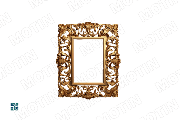 Download Ornate Golden Frame Png - Gold Collection