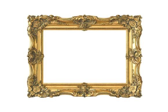 Download Baroque Golden Frame PNG - Gold Collection