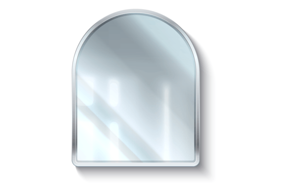 Download Realistic Mirror. 3D Reflective Glass Su - Premium Bundle