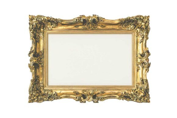 Download Baroque Golden Frame PNG - Gold Collection