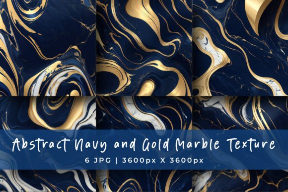 Download Luxury Navy Blue and Gold Digital Paper - Gold Collection