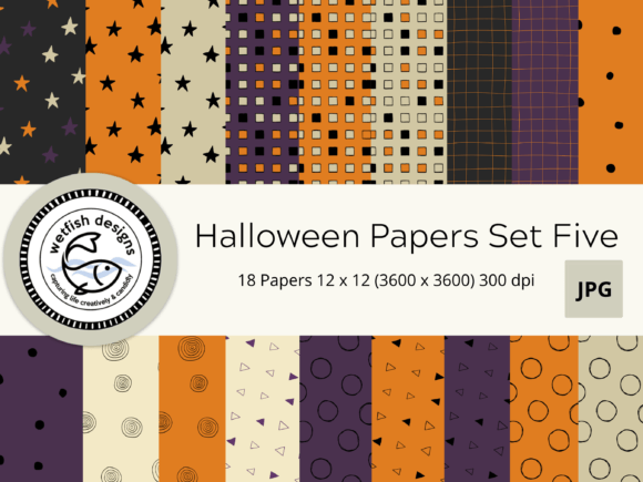 Download Halloween Papers Set Five - Halloween papers Collection