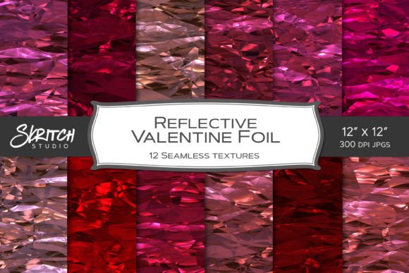 Download Reflective Valentine Foil - Seamless - Premium Bundle