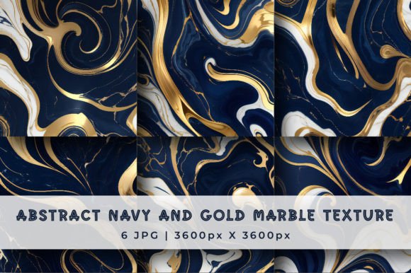Download Luxury Navy Blue and Gold Digital Paper - Gold Collection
