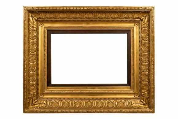 Download Luxury Golden Frame PNG - Gold Collection